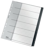 Tabblad Leitz Recycle A4 11-gaats 1-31 extra breed PP