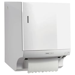Dispenser voor papierrollen h x b x d = 425x349x251 mm wit