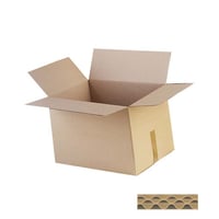 Amerikaanse Vouwdoos 1170x770x1000mm, kleur bruin, BCA-Golf 15mm, Fefco 0201