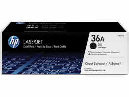 Tonercartridge HP CB436AD 36A zwart 2x