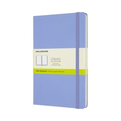 Notitieboek Moleskine large 130x210mm blanco hard cover hydrangea blue