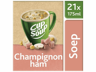 Unox Cup-A-Soup Champignon Ham (pak 21 stuks) artikel afbeelding