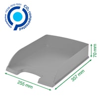 Brievenbak Leitz Recycle A4 blauw