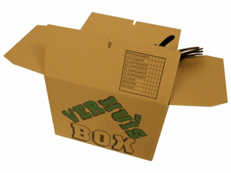 VERHUISDOOS CLEVERPACK 166 BEDRUKT 480X320X360MM artikel afbeelding