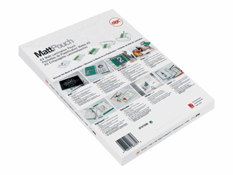 Lamineerhoes GBC A4 mat/glos 150m/ds 50 artikel afbeelding