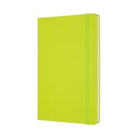 Notitieboek Moleskine large 130x210mm lijn hard cover lemon green