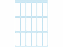 Etiket HERMA 3650 12x34mm wit 126 stuks