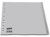 Staples Tabbladen grijs kunststof 11 rings, A4, bedrukte tabs, 1-31 (set 31 vel) artikel afbeelding