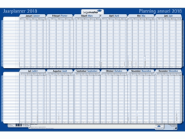 Projectplanner 2024 Legamaster 90x60cm horizontaal gelamineerd