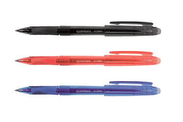 Gelschrijver Quantore erasable 0.7mm zwart
