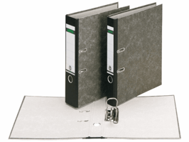 Ordner Leitz 1082 180° 80mm karton folio zwart