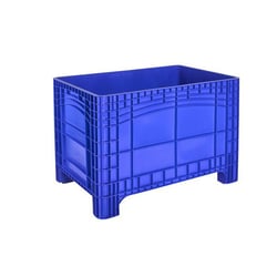 Grote bak inhoud = 535 l, 4 voeten blauw