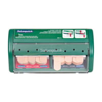 SALVEQUICK pleisterdispenser h x b x d = 115x220x52 mm, met inhoud groen