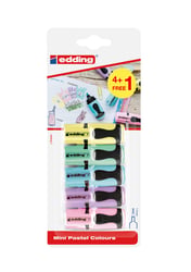 Markeerstift edding mini pastel assorti 5 stuks