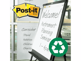 Post-it® Flip-overblok 63,5 x 76,2 cm wit 30 vel 559RP verpakking van 2 (pak 2 blokken)