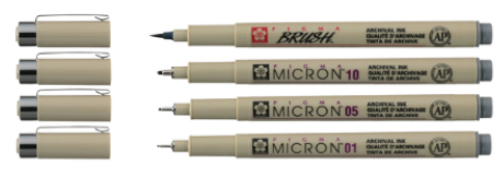 Fineliner set Micron