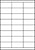 Etiket Avery Zweckform 3664 70x33.8mm wit 2400stuks