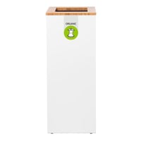 Verzamelaar voor kringloopmateriaal Lune Paxa 65 l wit/groen
