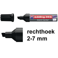 Whiteboardmarker edding 365 2-7mm zw/p10