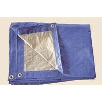 Stoffen dekzeil blauw, 140 g/m²