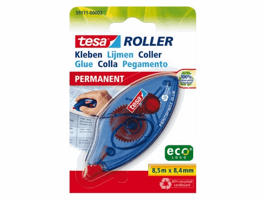 Lijmroller tesa® ecoLogo® permanent wegwerp op blister