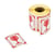 Waarschuwingsetiket Budget glas breekbaar 80mmx100m rood artikel afbeelding