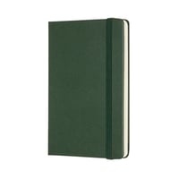 Notitieboek Moleskine pocket 90x140mm blanco hard cover myrtle green