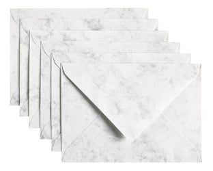 Envelop Papicolor C6 114x162mm Marble grijs artikel afbeelding