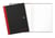 Notitieboek Oxford Black n' Red A4 96vel lijn