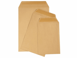 Envelop Quantore loonzak 95x145 70gr bruin 1000 stuks
