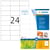 Etiket HERMA recycling 10729 70x37mm 1920 stuks wit
