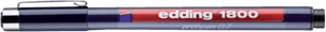 Fineliner edding 1800 zwart 0.7mm