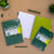 Projectboek Pukka Recycled B5 lijn 4-tabs 200 pagina's 80gr groen