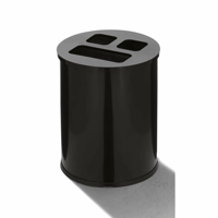 Recyclingstation van metaal, verzinkt inhoud 40 l, hoogte 470 mm