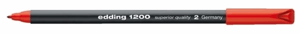 Fineliner edding 1200 002 fijn rood