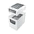 Papiervernietiger IQ HOME OFFICE SLIM opvangvolume 23 l snippers, 10 vellen