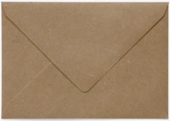 Envelop Papicolor EA5 156x220mm recycled kraft bruin