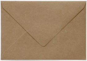 Envelop Papicolor EA5 156x220mm recycled kraft bruin