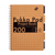 Projectboek Pukka Kraft A4 lijn 5-tabs 200 pagina's 80gr