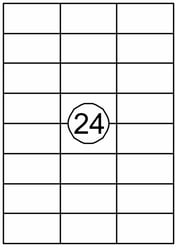 Etiket Quantore 70X37mm 360stuks artikel afbeelding