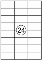 Etiket Quantore 70X37mm 360stuks