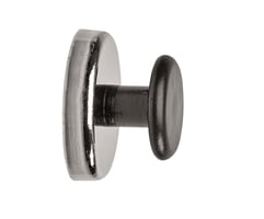 Magneet met knop MAUL 36mm trekkracht 5kg chroom/zwart