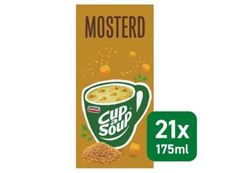Unox Cup-a-Soup Mosterd, Soep, 175 ml (pak 21 stuks) artikel afbeelding