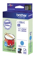 Inktcartridge Brother LC-22UC blauw