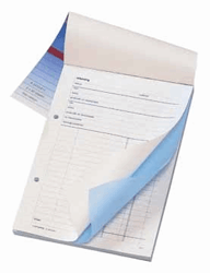 REKENINGBLOK A5414-050 A4 50X2V RASTER artikel afbeelding