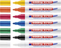 Lakmarker edding e-8750 industry geel