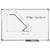 Geruit wandbord, wit raster 20x20 mm b x h = 1500x1000 mm