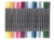 Creotime Textielstiften, Lijndikte 2,3+3,6 mm, Extra Kleuren (pak 20 stuks)