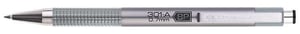 Balpen Zebra 301A retr 0,7 zilv blauw