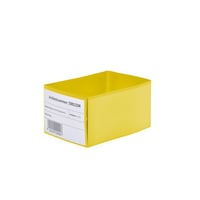 Afzetbanden voor palletvoet met opgestoken hoezen (Kleur: Geel; Minimale bestelhoeveelheid: 1 VE)